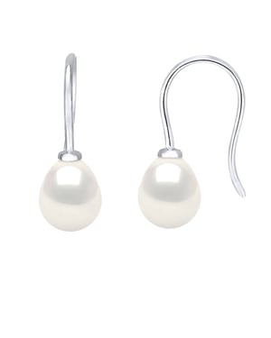 Oorbellen Haken Beads water Sweet Pears 6-7 mm 925