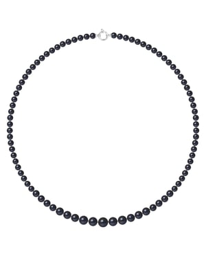 Zoetwater parel Rank in de herfst van 10-6 mm Sluiting Princess Luxury 18K White Gold