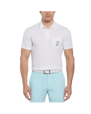 Original Penguin Heren Golf Poloshirt (Helder wit)