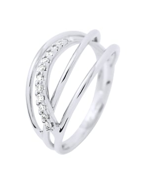 Diamond Ring 0,180 Cts luxe sieraden White Gold