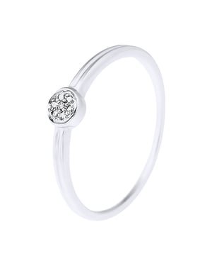 Solitaire Diamonds 0.040 Cts White Gold