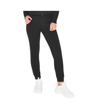 Calvin Klein Dames/Dames Jeans Katoenmix Geborduurde Logo Joggers (Zwart)