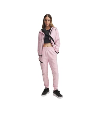 Under Armour Dames/Dames Performance Fleece Athletic Joggers (Roze)