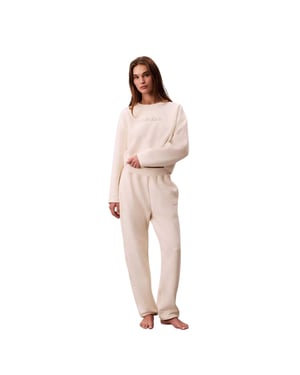 Calvin Klein Dames/Dames Gewatteerde Joggingbroek (Ivoor)