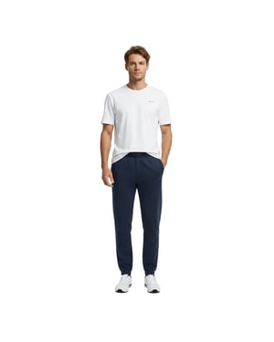 Slazenger Joggingbroek met boorden voor heren (Staalblauw)