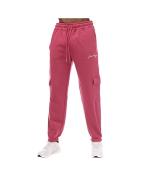 Hype Heren Solid Cargo Joggingbroek (Roze)