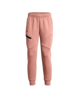 Under Armour Unstoppable fleece-joggingbroek voor dames (Roze)