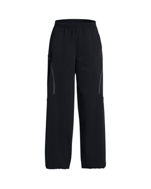 Under Armour Joggingbroek voor dames, geweven, met een ruime pasvorm (Zwart)