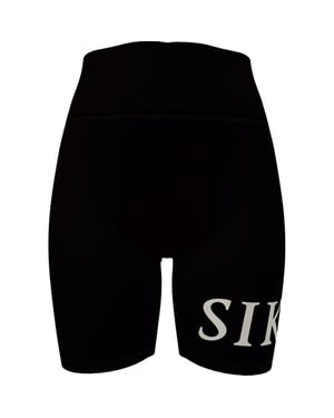 SikSilk Dames/Dames Slim Fietsshort (Zwart)