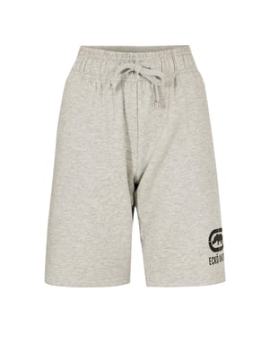 Ecko Dames Logo Elastische Taille Sweats Short (Grijs)