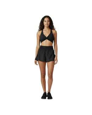 USA Pro Dames/Dames Flow Workout Hardloopshort (Zwart)