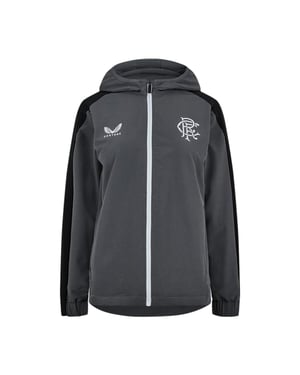 Castore Rangers FC windjack voor dames, relaxte pasvorm (IJzeren poort)