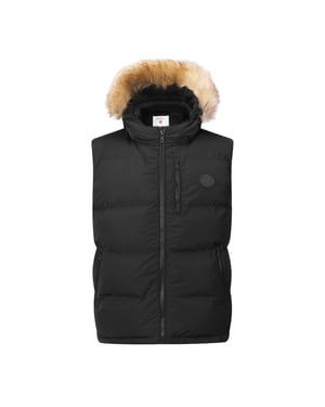 SoulCal Heren Sherpa Gevoerde Gilet (Zwart)