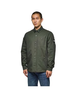 Weekend Offender Heren Hynde Baker Katoenen Overhemd (Groen)