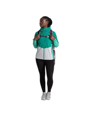 Craghoppers Dames/Dames Jamila Colour Block Funnel Neck Windjack (Mystiek/Oceaan/Luna)