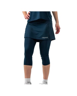 Head Dames/Dames Tennis Skort (Donkerblauw)