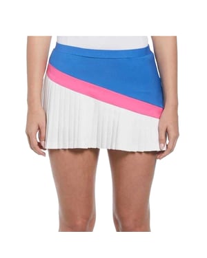 Original Penguin Dames/Dames Asymmetrische Tennis Skort (Nevels Blauw)