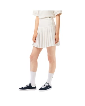 Lacoste Dames/Dames Gebreide Tennisrok (Wit)