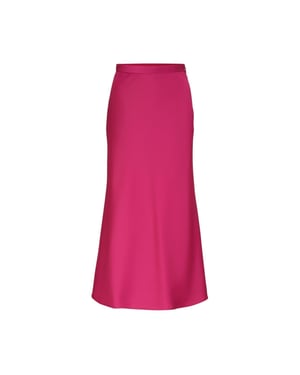 Boss Dames Vinarea Effen Bodycon Tube Rok (Heldere Roze)