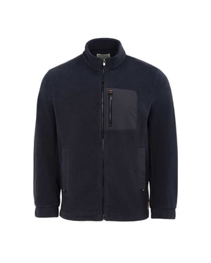 SoulCal Heren Polyester Fleece Jas (Marine)