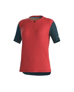 Bicycle Line Fietsshirt met kleurblokken voor dames (Perzik)