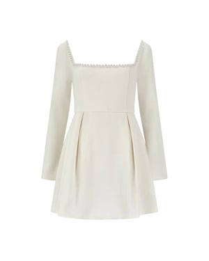 Odd Muse Dames/Dames Ultieme Parel Mini Jurk (Wit)