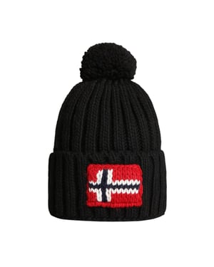Napapijri Uniseks volwassen Beanie (Zwart)