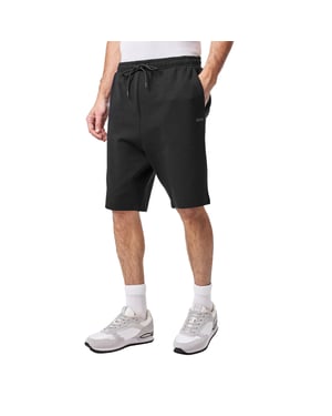 Boss Heren Sweat Shorts met koordje taille (Zwart)