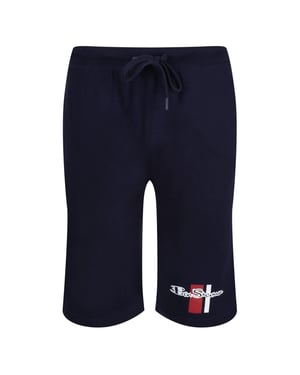 Ben Sherman Heren Logo Relaxed Fit Sweat Shorts (Marine)