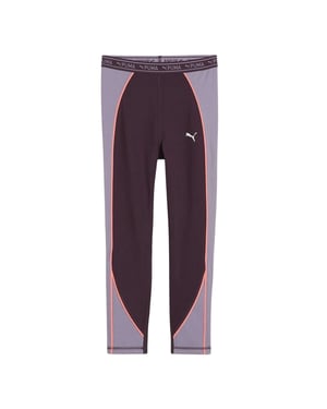 Puma Tweekleurige sportlegging met 7/8-lengte voor kinderen (Pruim Paars)