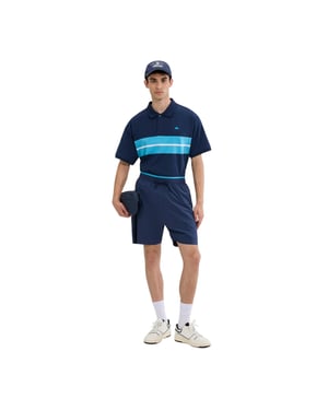 Ellesse Heren Zimp Bermuda Elastische Taille Sweat Shorts (Marine)