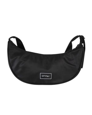 Spiral Cali halvemaanvormige tas voor dagelijks gebruik (Zwart)