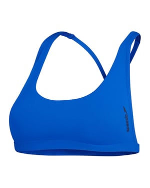 Speedo Bikinitop met ronde hals voor dames (Blauw)