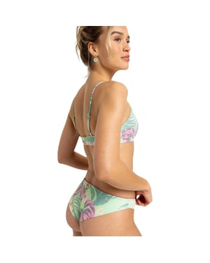 Roxy Dames/Dames Bloemen Bikini Set (Groen)