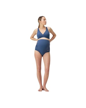 Speedo Dames/Dames Mathi Wai Zwangerschapsbikiniset met hoge taille (Blauw)