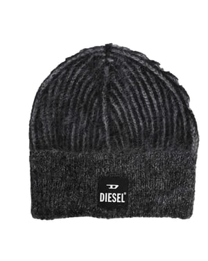 Diesel K-Edro Mohair Muts (Zwart)