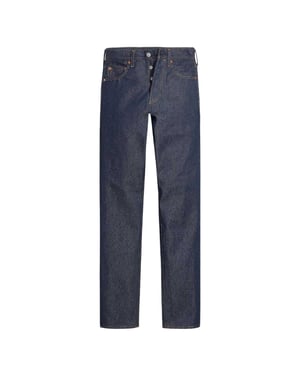 Levis Herenjeans uit de jaren ’80 met middelhoge taille en rechte pijpen (Donkerblauw)