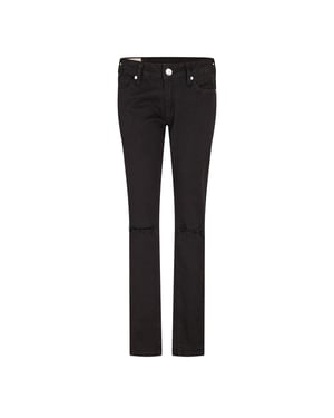 Criminal Damage Skinny jeans voor heren met scheuren (Zwart)