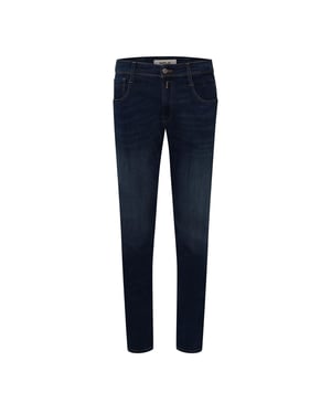 Replay Heren Anbass Logo Slim-fit Jeans (Blauw)