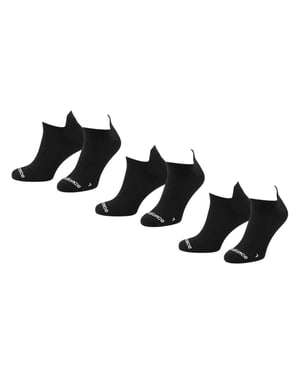 New Balance Unisex hardloopsokken voor volwassenen (set van 3) (Zwart)