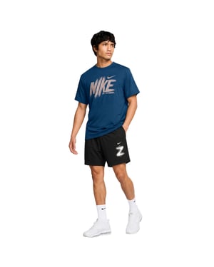 Nike Heren Dri-FIT T-Shirt (Blauw)