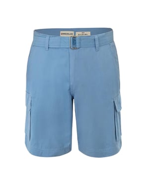 SoulCal Cargo-shorts voor heren met gewassen look (Blauw)