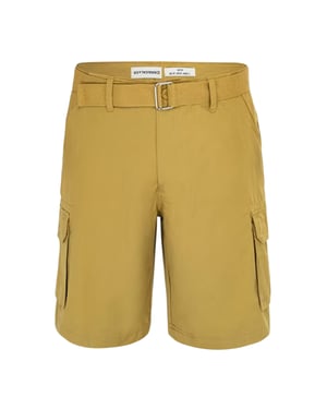 SoulCal Cargo-shorts voor heren met gewassen look (Bruin)