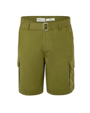 SoulCal Cargo-shorts voor heren met gewassen look (Olijf)