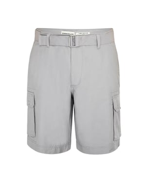 SoulCal Cargo-shorts voor heren met gewassen look (Zilver)