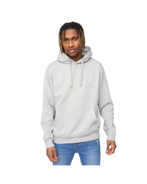SikSilk Heren Essentials Overhead Hoodie (Grijs Marl)