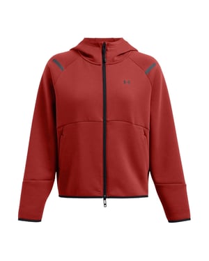 Under Armour Dames-sweatjack ‘Unstoppable’ in twee kleuren (Oranje)