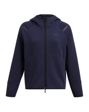Under Armour Dames-sweatjack ‘Unstoppable’ in twee kleuren (Blauw)