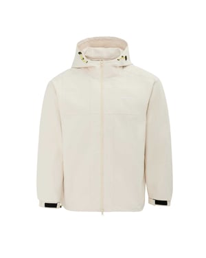 Firetrap Heren Lichtgewicht Jas met Capuchon (Beige)