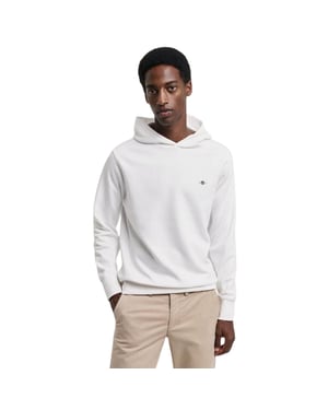 Gant Heren Shield Regular Hoodie (Wit)